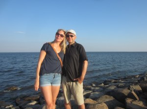 Heli Kotro ja Arno Kotro Pärnussa.